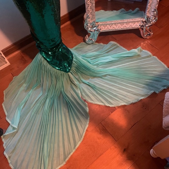 Secret Honey Disney Little Mermaid Ariel Fishtail Halloween Costume Set - Picture 6 of 6